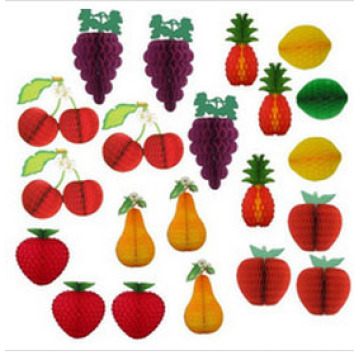 2015 Tissue Paper Fruit Honeycomb Decoration Kit